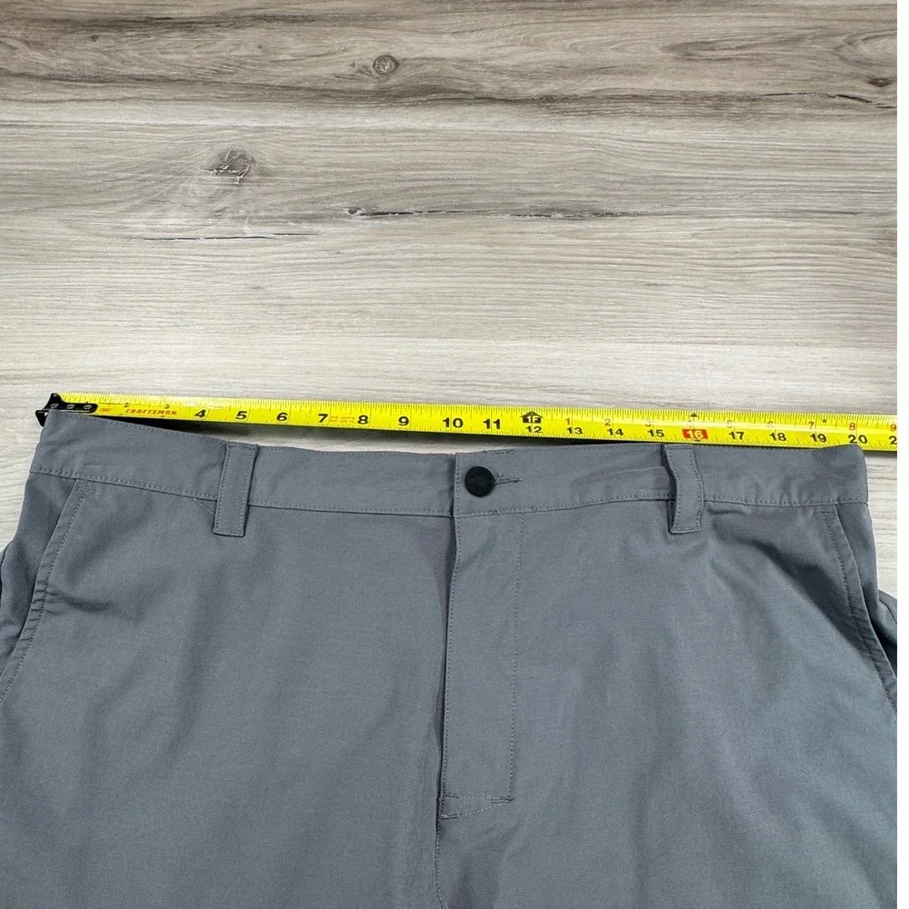 Banana Republic Men's 40 Grey Comfort Flat Front Shorts Tech Stretch‎ Golf 9.5